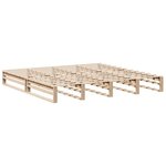 vidaXL Cadre de lit sans matelas 180x200 cm bois massif de pin