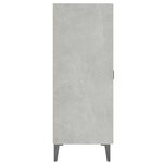 vidaXL Buffet gris béton 69 5x34x90 cm bois d'ingénierie