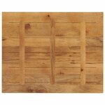 vidaXL Dessus de table 90x80x3 8 cm rectangulaire bois massif manguier