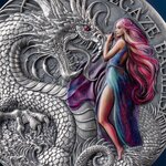 Pièce de monnaie en Argent 2000 Francs g 62.2 (2 oz) Millésime 2025 Dragonology STONEGAZE BASILISK
