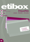 Boite 100f a4 6500 etiquettes cop/las/jet coins arrondis 38 1 x 21 2 mm blanc etibox
