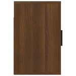 vidaXL Table de chevet murale Chêne marron 50x30x47 cm