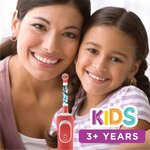 Oral-b kids brosse a dents électrique - star wars - adaptée a partir de 3 ans  offre le nettoyage doux et efficace