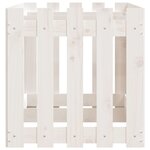 vidaXL Lit surélevé de jardin design de clôture 150x50x50cm pin massif