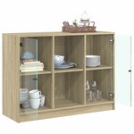 vidaXL Buffet chêne sonoma 102x37x75 5 cm bois d'ingénierie
