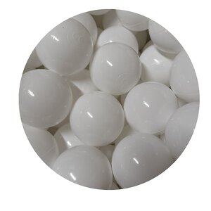 Lot de 50 balles blanches