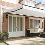 vidaXL Auvent Blanc 600 × 350 cm tissu