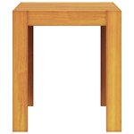 vidaXL Table d'appoint de jardin 43x36x40 cm en teck massif