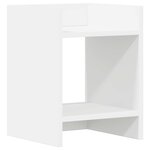 vidaXL Support de Plante Blanc 30 x 30 x 40 cm Bois d'ingénierie
