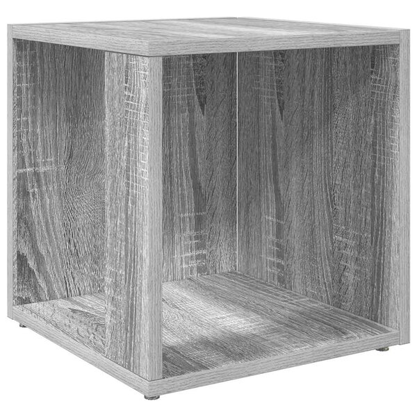 vidaXL Tables d'appoint 33 x 33 x 34 cm Engineered Wood Sonoma gris