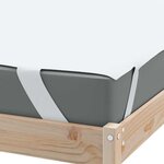 vidaXL Protège-matelas blanc 90x190 cm imperméable