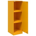 vidaXL Buffet jaune moutarde 34 5x39x107 cm acier