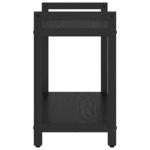 vidaXL Bibliothèque Chêne noir 60 x 30 x 48.5 cm Bois d'ingénierie
