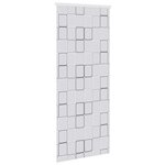 vidaXL Store roulant de douche 100x240 cm Carré