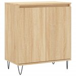 vidaXL Buffet Chêne sonoma 60x35x70 cm Bois d'ingénierie