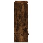 vidaXL Buffet haut chêne fumé 60x35 5x103 5 cm bois d'ingénierie