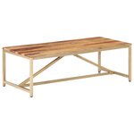 vidaXL Table basse 120x60x40 cm Bois massif