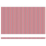 vidaXL Tissu de auvent Rouge et Blanc 500 × 350 cm Polyester