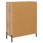 vidaXL Buffet Chêne artisanal 69 5 x 34 x 90 cm Bois d'ingénierie