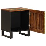 vidaXL Tables de chevet 2 Pièces 40x34x46 cm bois massif de récupération