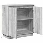vidaXL Buffet Gris Sonoma 71 x 34.5 x 75 cm Bois d'ingénierie