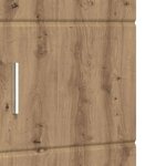 vidaXL Cabinet de salle de bain avec étagère TULUM chêne artisanal