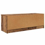 vidaXL Meuble TV Bois Ancien 102 x 35 x 36 5 cm Bois d'ingénierie