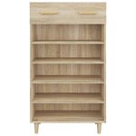 vidaXL Armoire à chaussures Chêne sonoma 60x35x105cm Bois d'ingénierie