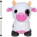 Jazwares AME0007 - Adoptez-moi ! Vache en peluche