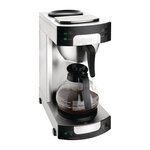 Machine à café filtre remplissage manuel 1 7 l - buffalo -  - acier inoxydable1 7 205x205x435mm