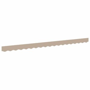 vidaXL Bande de auvent Beige 3.8 x 0.2 m Toile