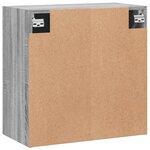 vidaXL Armoire murale sonoma gris 60x31x60 cm bois d'ingénierie