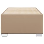 vidaXL Cadre de lit sans matelas cappuccino 90x190 cm similicuir