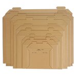 Pochette carton microcannelure recyclé brune raja 70x45 cm (lot de 50)