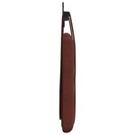 vidaXL Tête de lit suspendue Brun Brillant PU antique