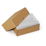 Caisse carton télescopique brune simple cannelure raja 30 5x21 5x5/9 cm (lot de 25)