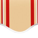 vidaXL Tissu de remplacement pour auvent Jaune et orange 6x3 5 m