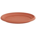 vidaXL Pots de plantes 24 Pièces Rouge brique Ø 39 x 32 cm Plastique