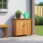 vidaXL Armoire de jardin 75x35x70 cm bois massif d'acacia