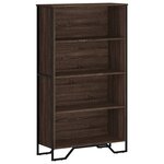 vidaXL Bibliothèque chêne marron 80x31x137 5 cm bois d'ingénierie