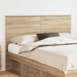 vidaXL Tête de lit Chêne Sonoma 140 cm Bois d'ingénierie