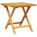 vidaXL Chaises longues lot de 2 avec table bois massif d'acacia