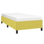 vidaXL Cadre de lit sans matelas vert 90x200 cm tissu