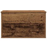 vidaXL Boîte de Rangement avec stockage Bois ancien 60 x 35 x 35 cm