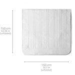 Medisana Sous-couverture chauffante maxi HU 676 1 6x1 5 m Blanc