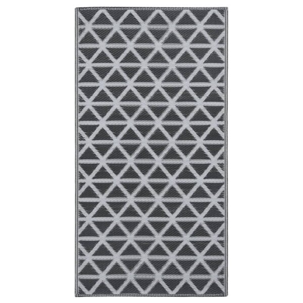 vidaXL Tapis d'extérieur ARAKIL Noir 160x230 cm PP