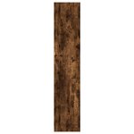 vidaXL Bibliothèque chêne fumé 57x28 5x141 cm bois d'ingénierie