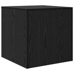 vidaXL Table basse 3 Pièces Chêne noir Bois d'ingénierie