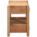 vidaXL Meuble TV Marron 83 x 33 x 46 cm Bois massif de récupération
