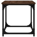 vidaXL Table d'appoint Chêne marron 40x40x40 cm Bois d'ingénierie